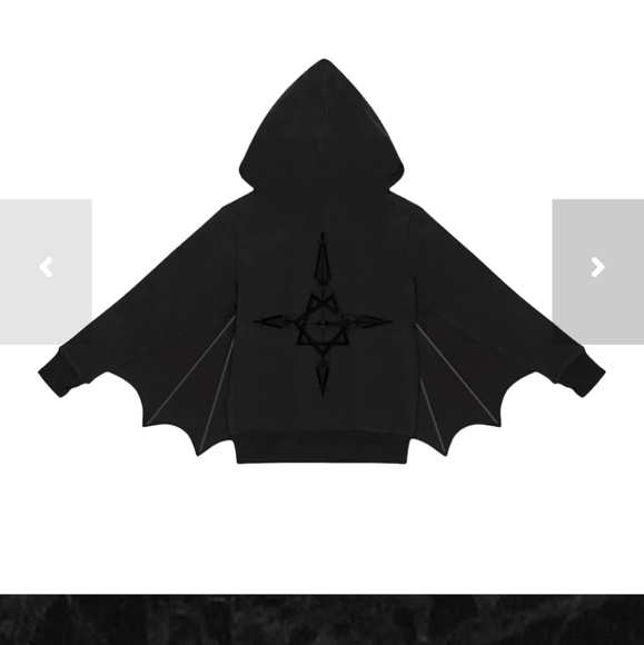 GHOST BAT WING CONCERT HOODIE XXL - Picture 4 of 4